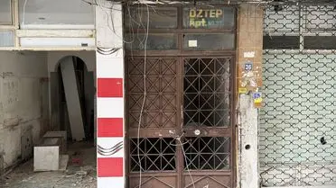 Yıkım alanı ve hasar gören binalar