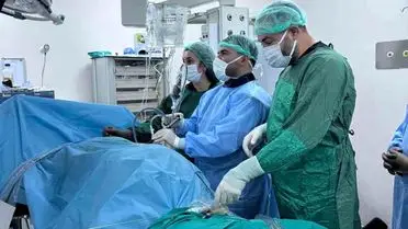 PNL yöntemiyle çıkarılan büyük böbrek taşı örneği
