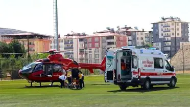 Darende’de 73 Yaşındaki Hastaya Hava Ambulansı ile Hızlı Müdahale