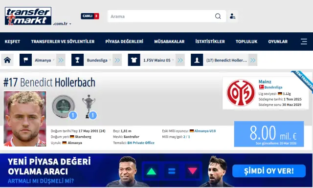 Mainz 05 stadyumu ve taraftarları