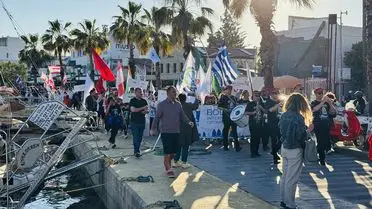 Bodrum’da Uluslararası Optimist Yarışları Kortej Yürüyüşü Coşkuyla Gerçekleşti