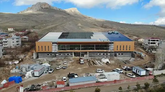 Spor salonu %75 tamamlanmış görüntüsü