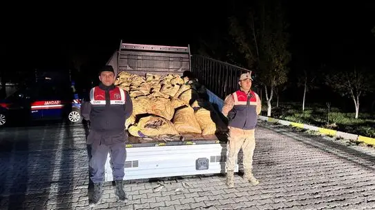 Kaçak avcılara yapılan baskın sırasında tutuklanan şüpheliler