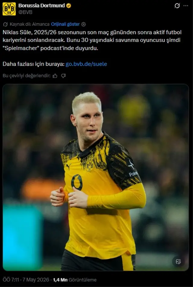 Niklas Süle antrenman sırasında
