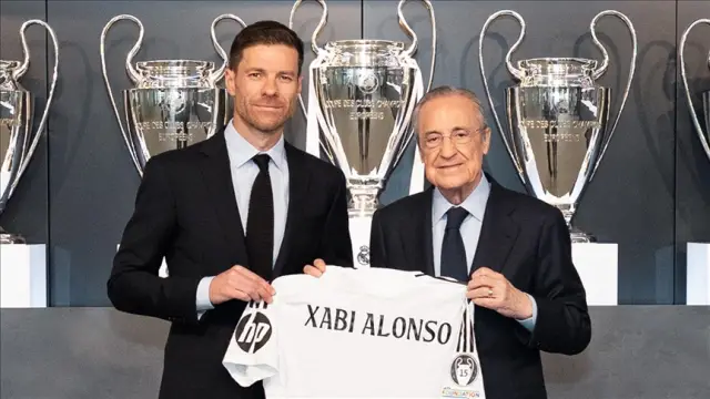 Xabi Alonso antrenman anı