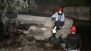 Aksaray’da Sulama Kanalına Düşen Araçta 2 Kişi Kayıp