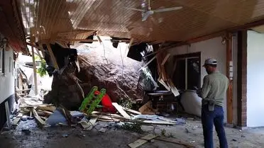 Çorum Osmancık’ta Kayalar Çöktü: Ev ve İşyerinde Maddi Hasar