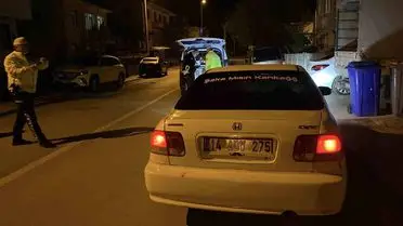 Bolu’da Trafik Kontrolü Sırasında Sürücü Aracını Bırakıp Kaçtı
