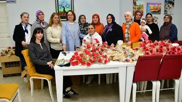 Terme'de Kadınların El Emeği Ürünleri Anneler Günü'nde Buluştu
