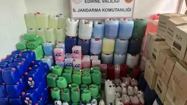 Edirne Uzunköprü'de 1,95 Milyon TL Değerinde Sahte Deterjan Operasyonu