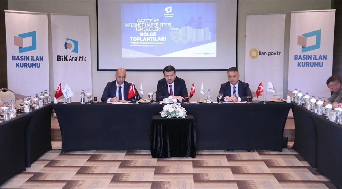 BİK Genel Müdürü Abdulkadir Çay, Tekirdağ'da Basın Temsilcileriyle Görüştü