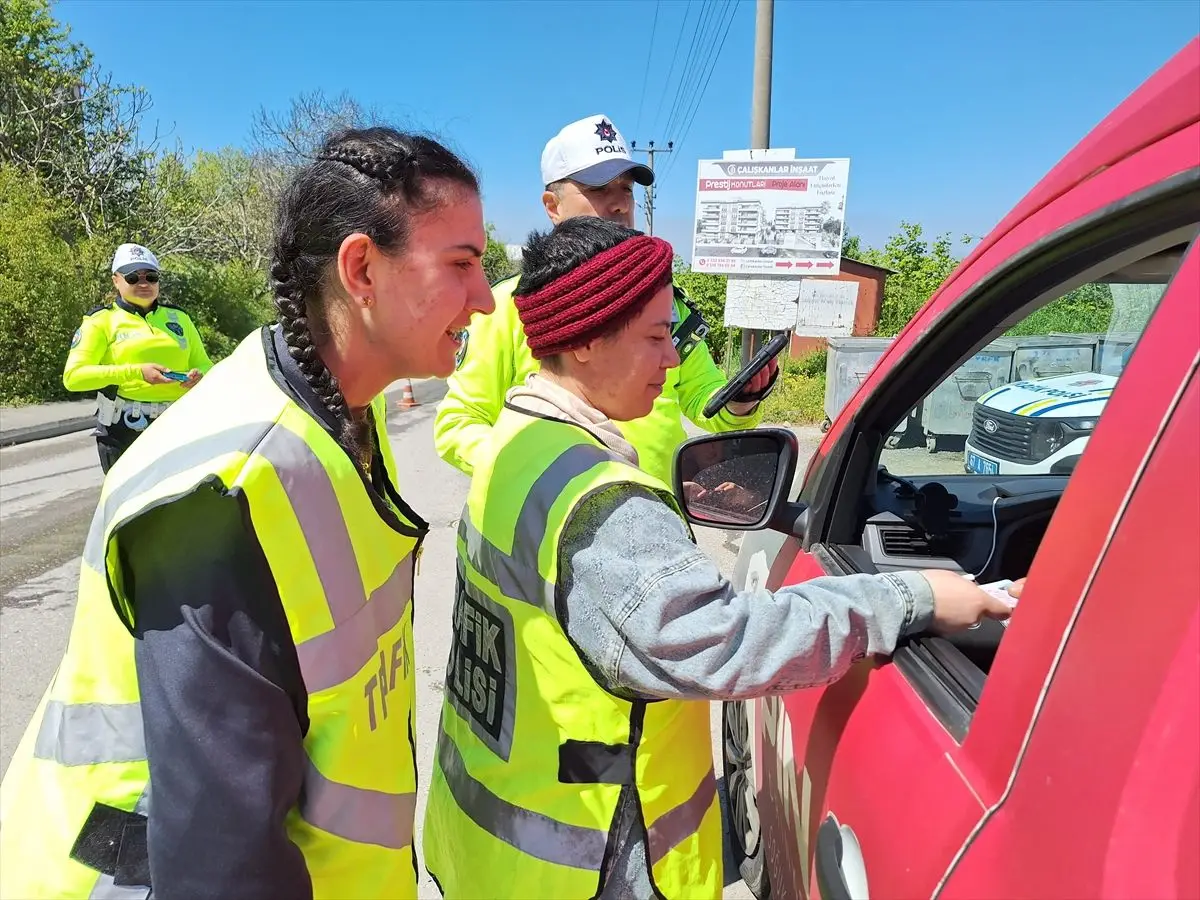 Zonguldak’ta Özel Gereksinimli Bireyler Bir Günlüğüne Trafik Kontrolü Yaptı