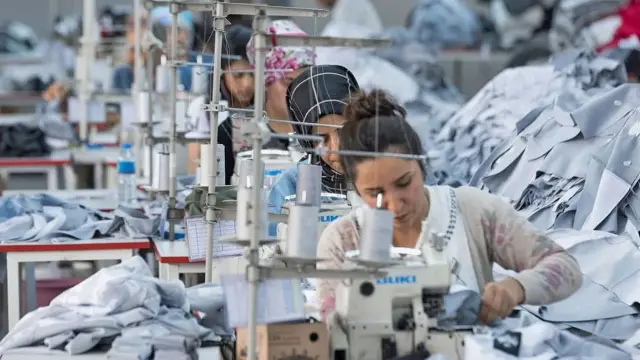 Tekstil fabrikası dış görünümü