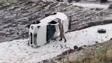 Ardahan’da Askeri Araç Kazası: 2 Astsubay Hafif Yaralı