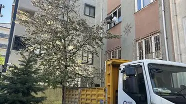 Barınma merkezindeki yaşam alanı