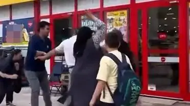 Kavga anının detaylı görüntüsü