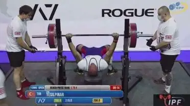 İzmirli Powerlifter Can Yeşilpınar'dan 8. Dünya Şampiyonluğu