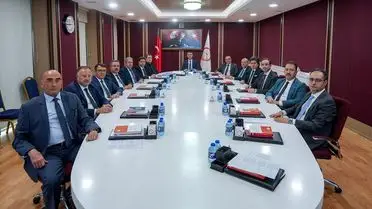 Serdar Mutta’nın YSK üyeleriyle bir arada olduğu an