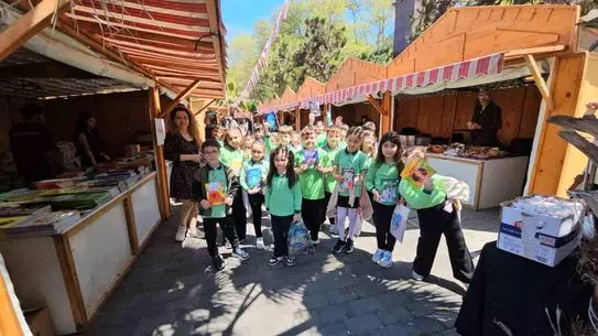 Bahçelievler İlköğretim Okulu Öğrencileri Zonguldak Kitap Fuarına Renk Katıyor