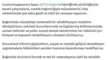 Adalet Bakanı Gürlek'ten Bağımlılık Mücadelesinde Sistematik Rehabilitasyon Hamlesi