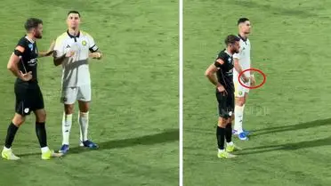 Ronaldo, Messi tezahüratlarına provokatif jestle yanıt verdi
