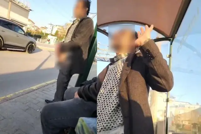 Taciz anını gösteren fotoğraf 2