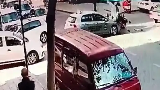 Çorlu’da Otomobilin Motosiklete Çarpması Sonucu 2 Kişi Yaralandı