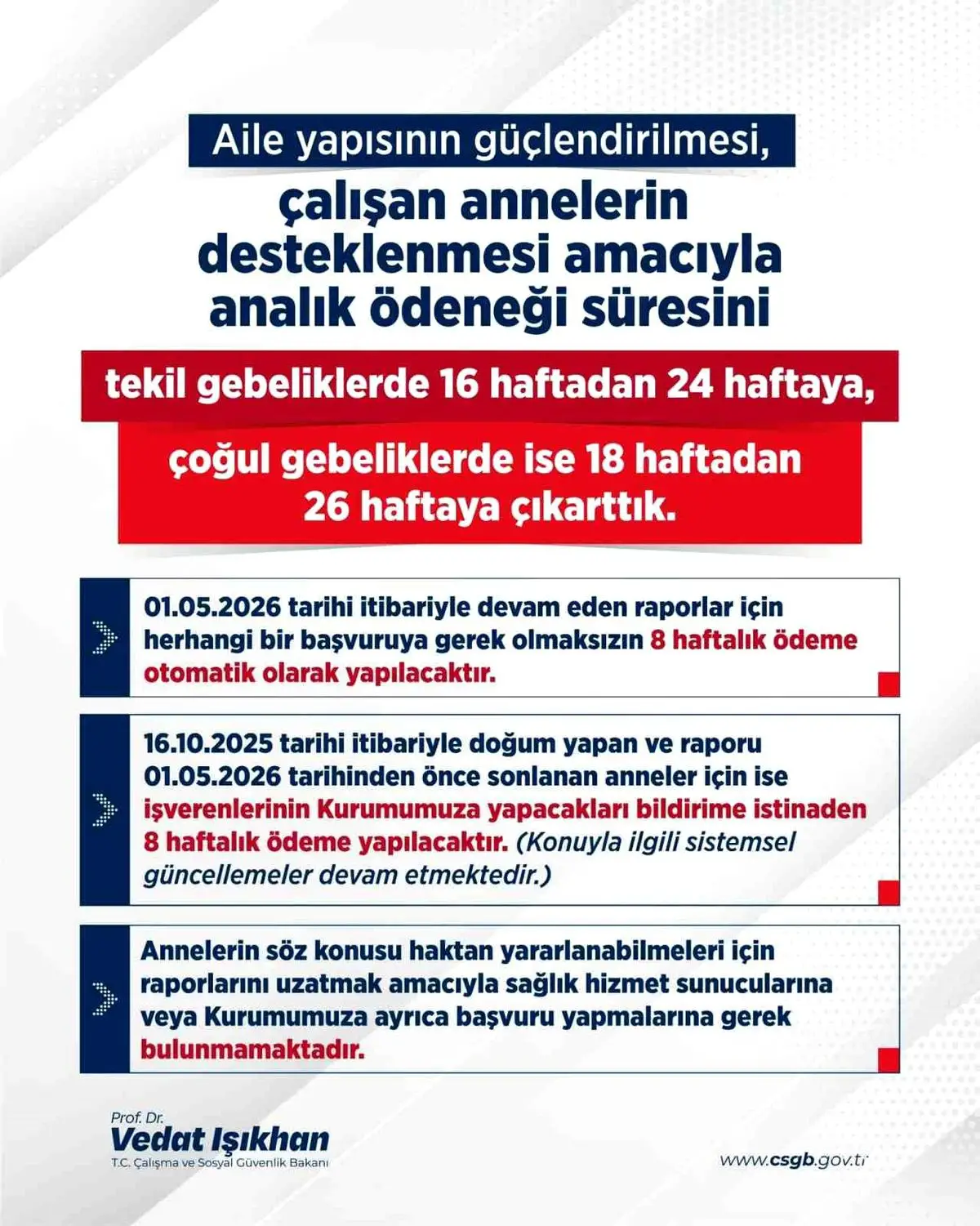 Doğum İzni 24 Haftaya Uzatıldı: Yeni Haklar ve Ödeme Takvimi