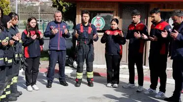 İtfaiye ekipmanları ve eğitim sahası