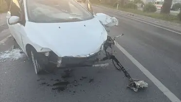 Mersin Bozyazı’da Refüje Çarpan Otomobilde 3 Yaralı