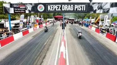 Kepez Yeni Drag Pistinde Motodrag Şampiyonası Coşkusu Başladı