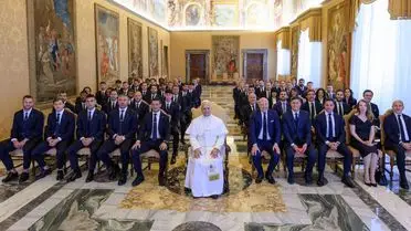 Papa Francis, Inter Milan'ı Vatikan’da Karşıladı: Hakan Çalhanoğlu'nun Yokluğu Gündemde