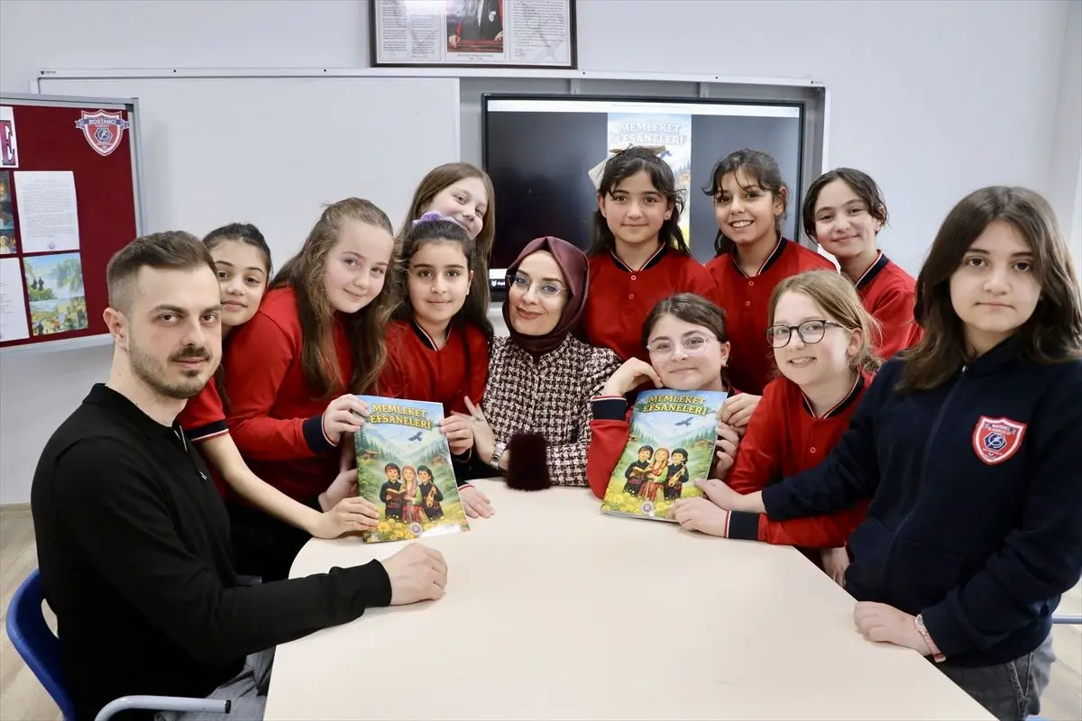 Bostancı Ortaokulu'ndan Yapay Zeka Destekli Efsane Kitap Projesi