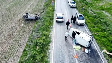 Çorum Alaca’da Aynı Noktada İki Ayrı Trafik Kazası: 2 Yaralı