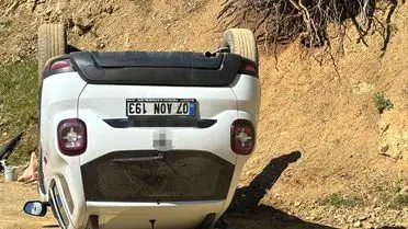Batman'ın Sason İlçesinde Pancar Toplama Aracının Devrildiği Kazada 4 Yaralı
