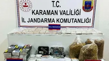 Karaman’da Jandarma Operasyonu: 15 Şüpheli Kaçak Tütün ve Uyuşturucu Suçundan Tutuklandı