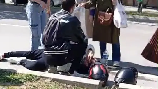Samsun’da Motosiklet ve Otomobil Çarpışması Sonucu 1 Yaralı