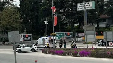 Bilecik'te Motosiklet Sürücüsü Ani Manevra Sonucu Yaralandı