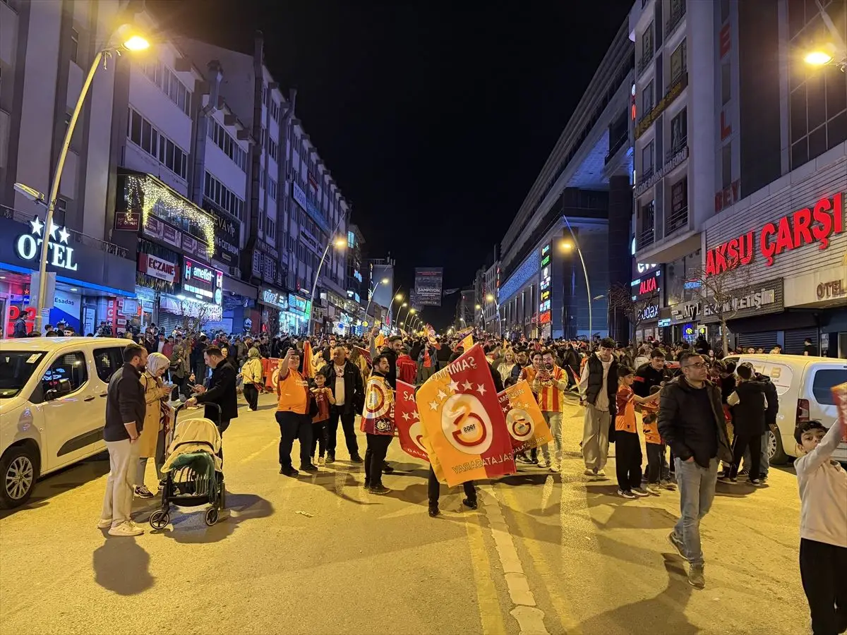 Erzurum’da Galatasaray Şampiyonluğu Coşkuyla Kutlandı
