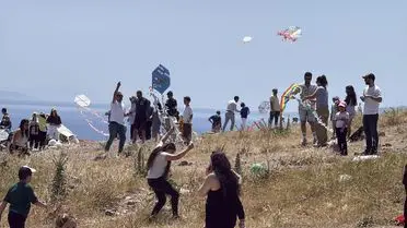 Bodrum’da Renkli Uçurtma Gösterisi Çocukları Coşturdu
