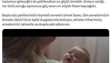 İletişim Başkanı Duran'dan Anneler Günü'ne Özel Mesaj: Aileye Saygı ve Sevgi Dolu Sözler