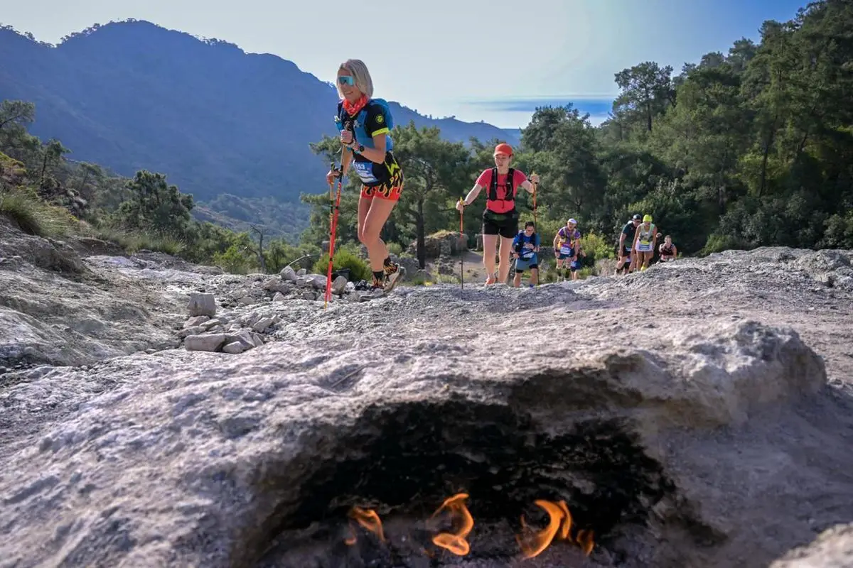 Kemer'de 12. Corendon Tahtalı Run to Sky Etkinliği Büyük İlgi Gördü