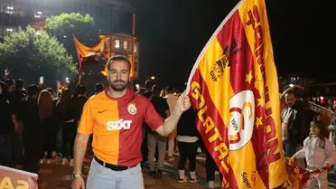 Samsun’da coşkulu Galatasaray kutlaması