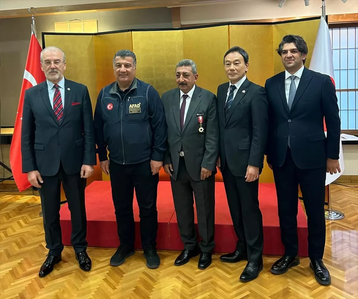“AFAD Aydın İl Müdürü Japonya Nişanı ile Takdir Edildi”