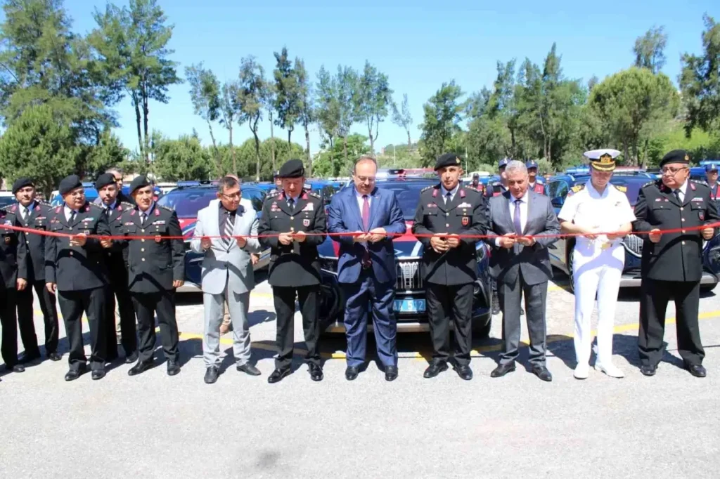 Aydın İl Jandarma Komutanlığı’na 52 Yeni Araç Teslim Edildi