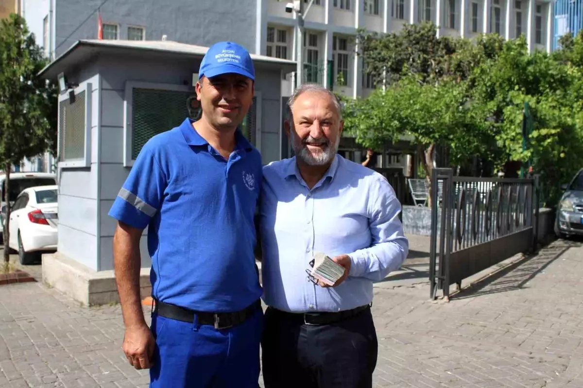 Aydın’da Temizlik İşçisinin Dürüstlüğü Konuşuluyor