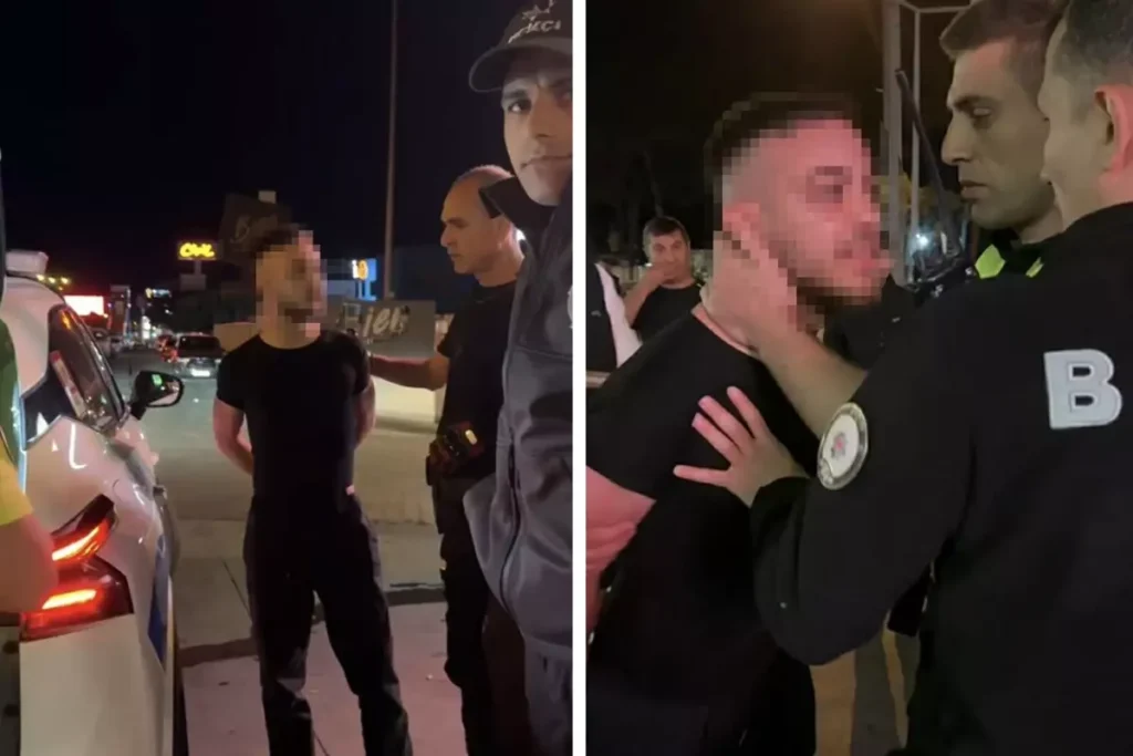 Efeler’de Alkollü Sürücü Polise Direndi, Arkadaşlarını Çağırdı