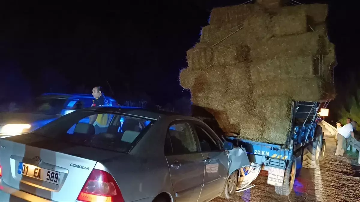 Traktöre Çarpan Otomobilin Sürüş Hatası Ortaya Çıktı