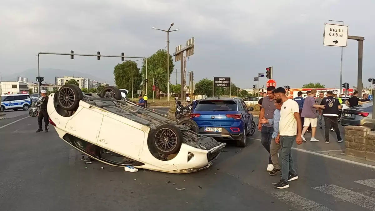 Trafik Kazasında 5 Kişi Yaralandı