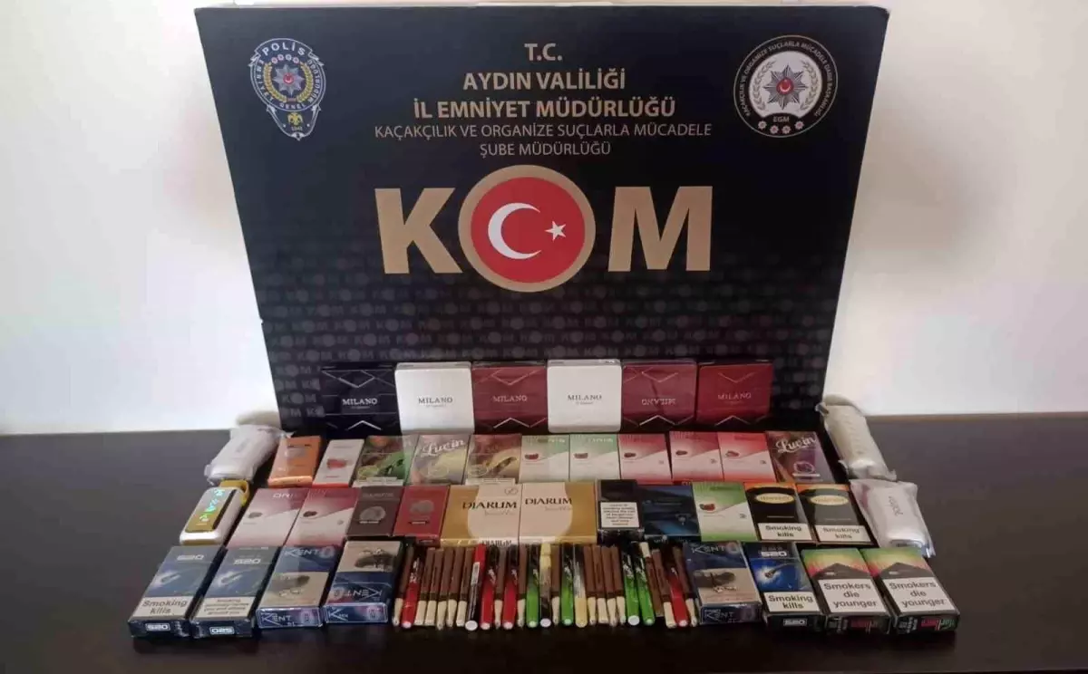 Aydın’da Kaçakcılık Operasyonu: Çok Sayıda Ürün Ele Geçirildi